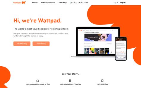 wattpad website